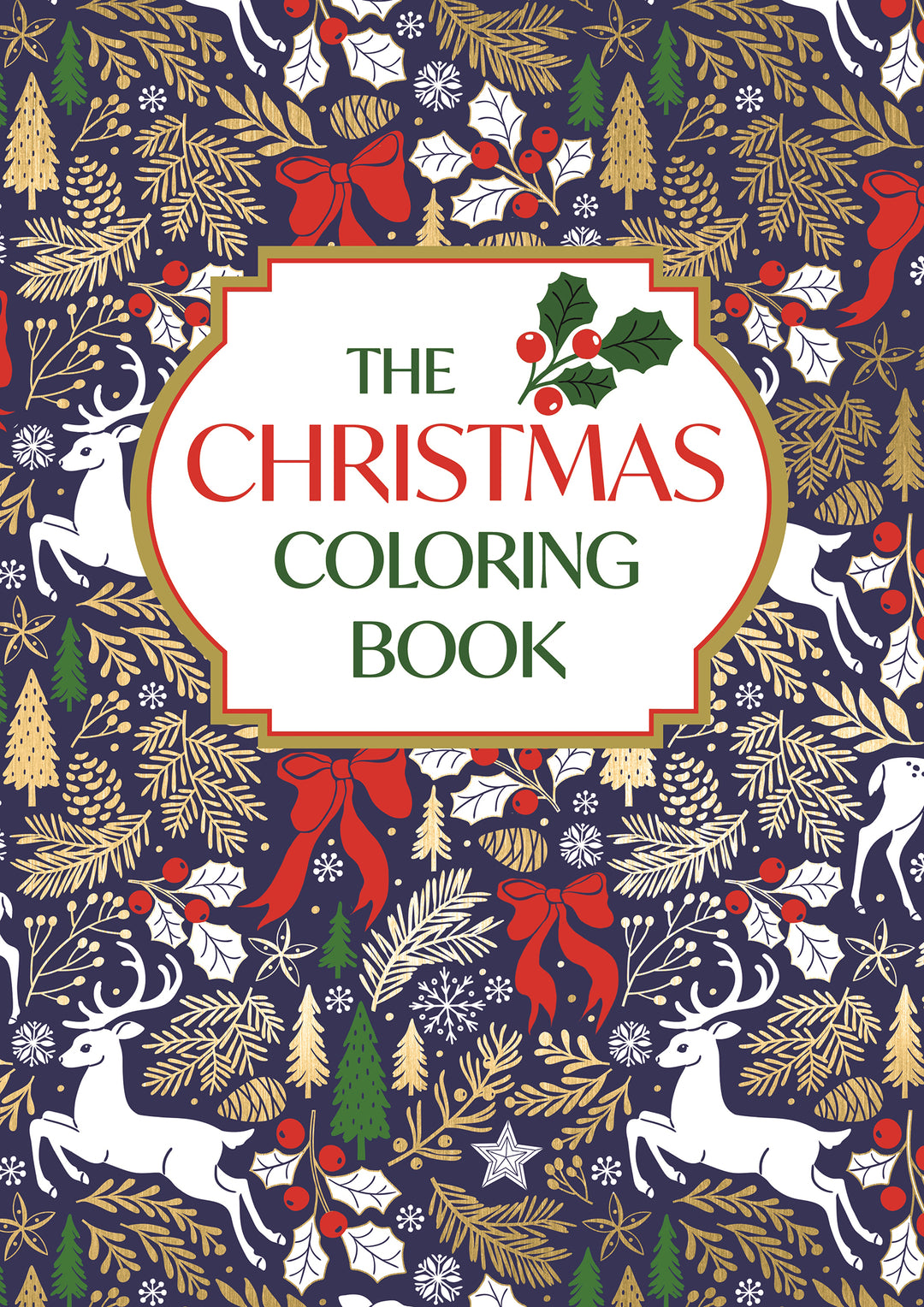 Cover image for The Christmas Coloring Book ISBN 9781789299939