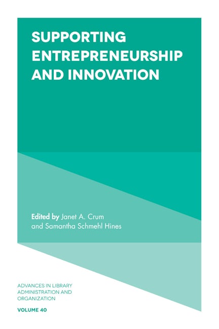 Book cover image for Supporting Entrepreneurship and Innovation ISBN: 9781789732061