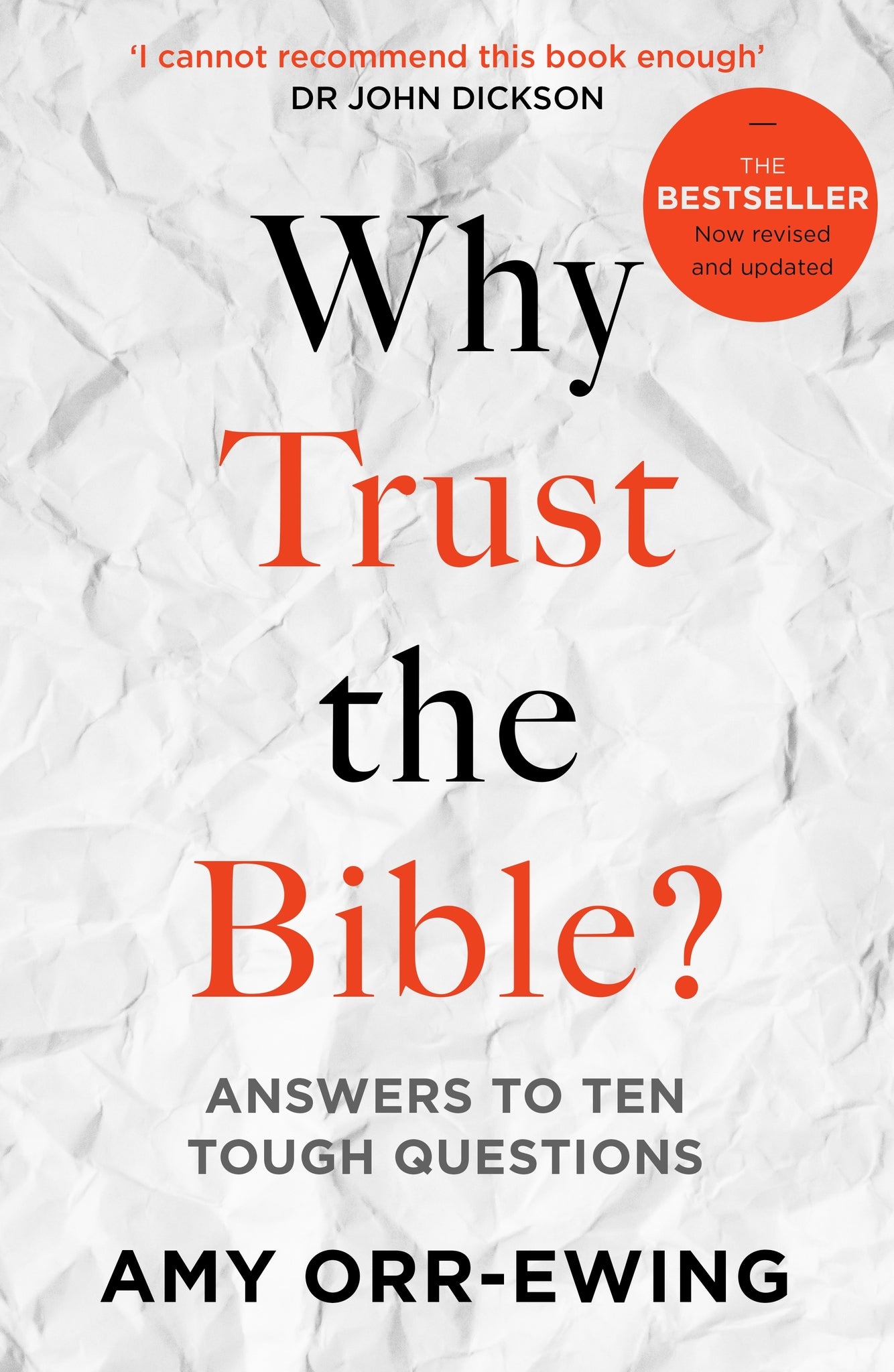 Cover image for Why Trust the Bible? (Revised and updated) ISBN 9781789741650