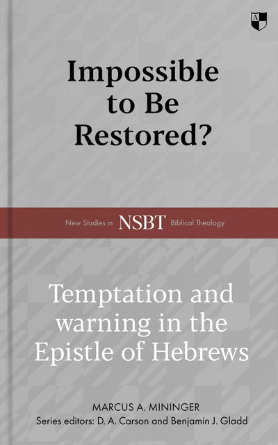 Cover image for Impossible to be Restored?, isbn: 9781789745801