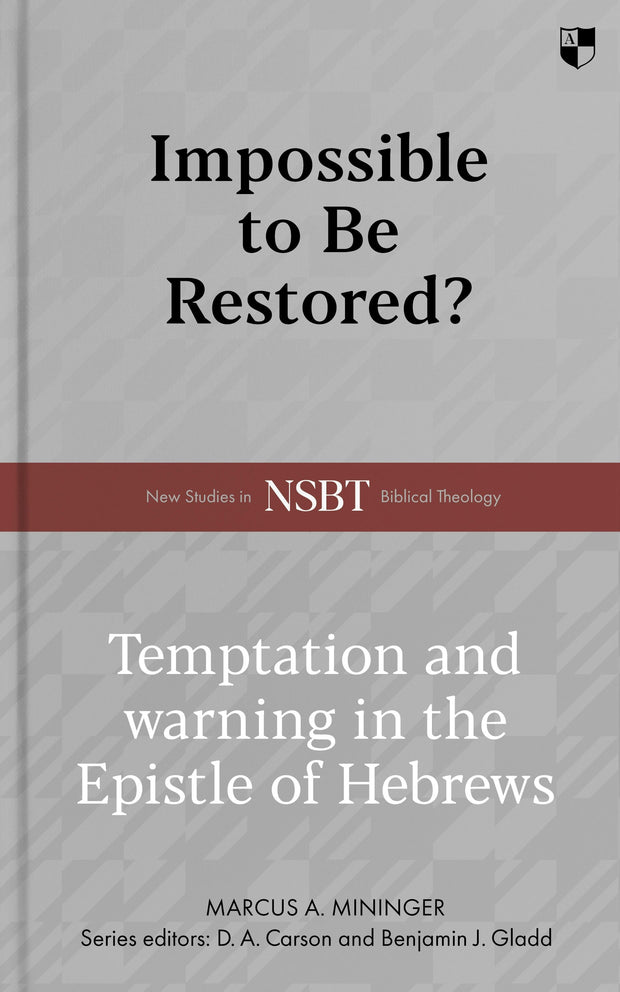 Cover image for Impossible to be Restored?, isbn: 9781789745801