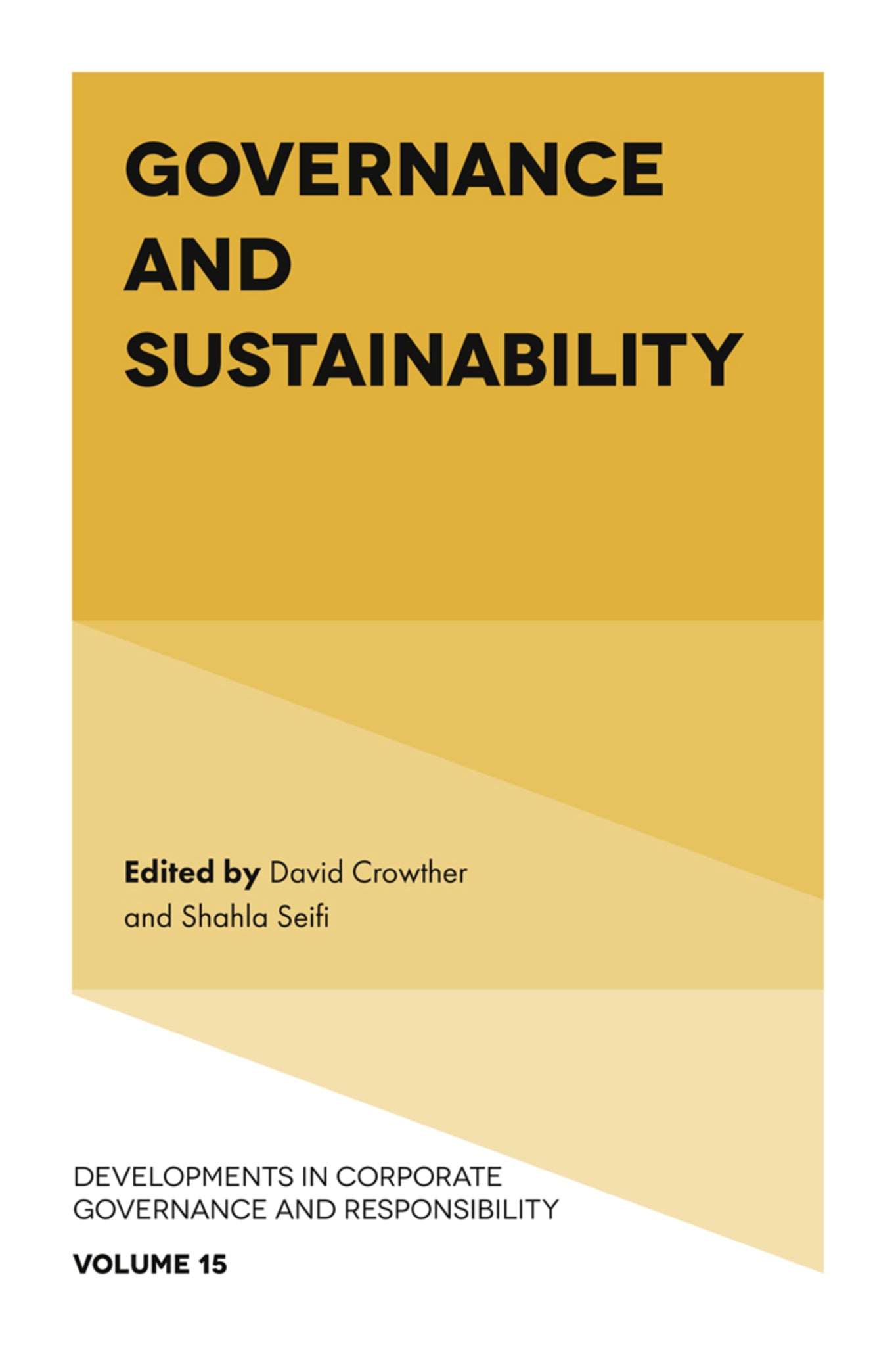 Cover image for Governance and Sustainability ISBN 9781800431522
