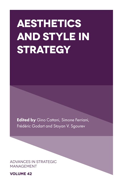 Book cover image for Aesthetics and Style in Strategy ISBN: 9781800432376