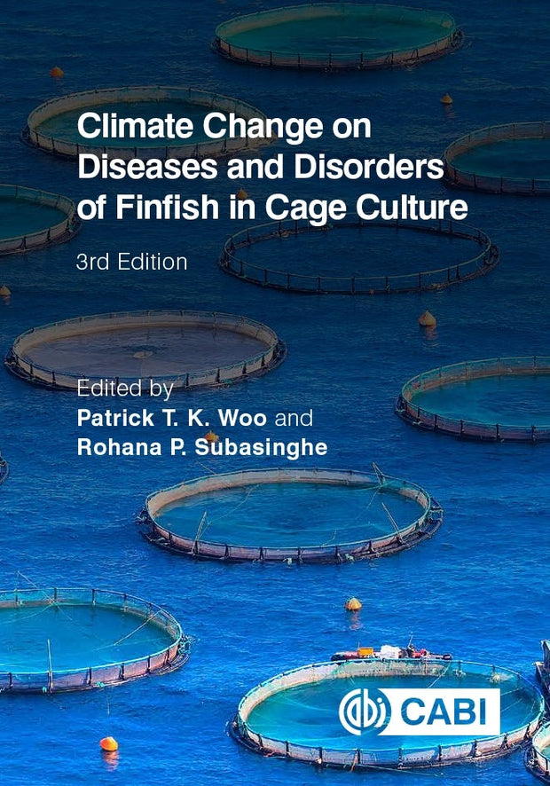 Cover image for Climate Change on Diseases and Disorders of Finfish in Cage Culture, isbn: 9781800621626