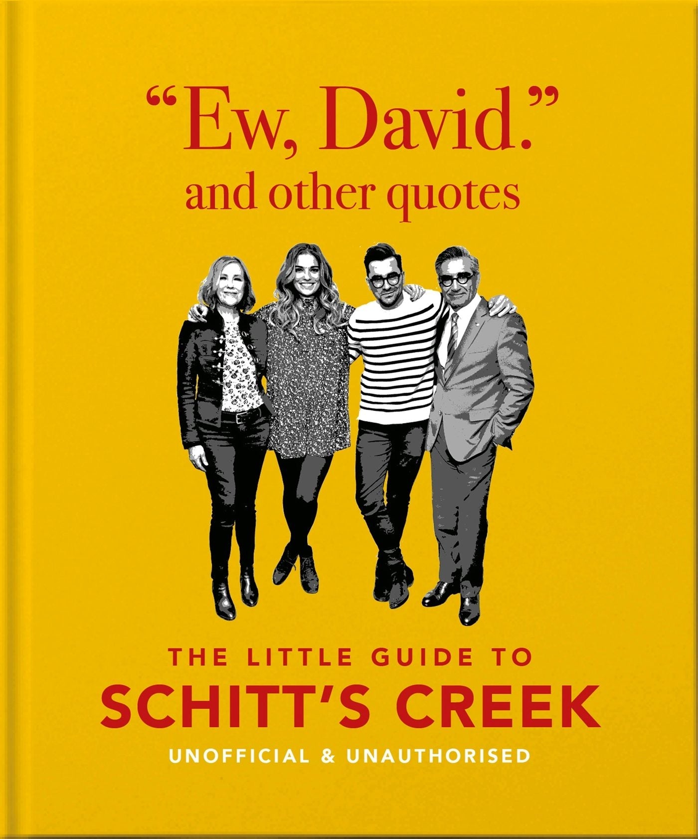 Book cover image for Ew, David, and Other Schitty Quotes: The Little Guide to Schitt's Creek ISBN: 9781800690691