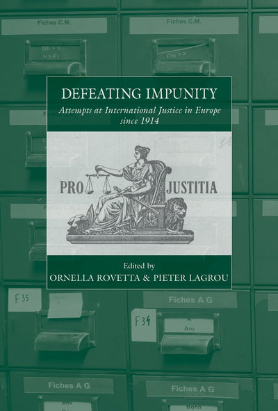 Cover image for Defeating Impunity, isbn: 9781800732612