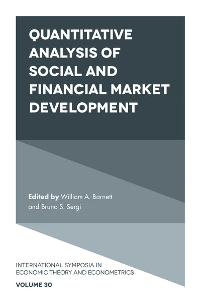 Cover image for Quantitative Analysis of Social and Financial Market Development, isbn: 9781801179218