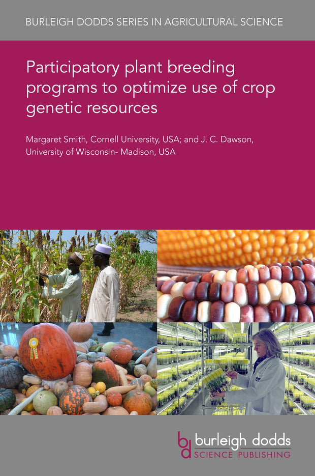 Cover image for Participatory plant breeding programs to optimize use of crop genetic resources, isbn: 9781801461252