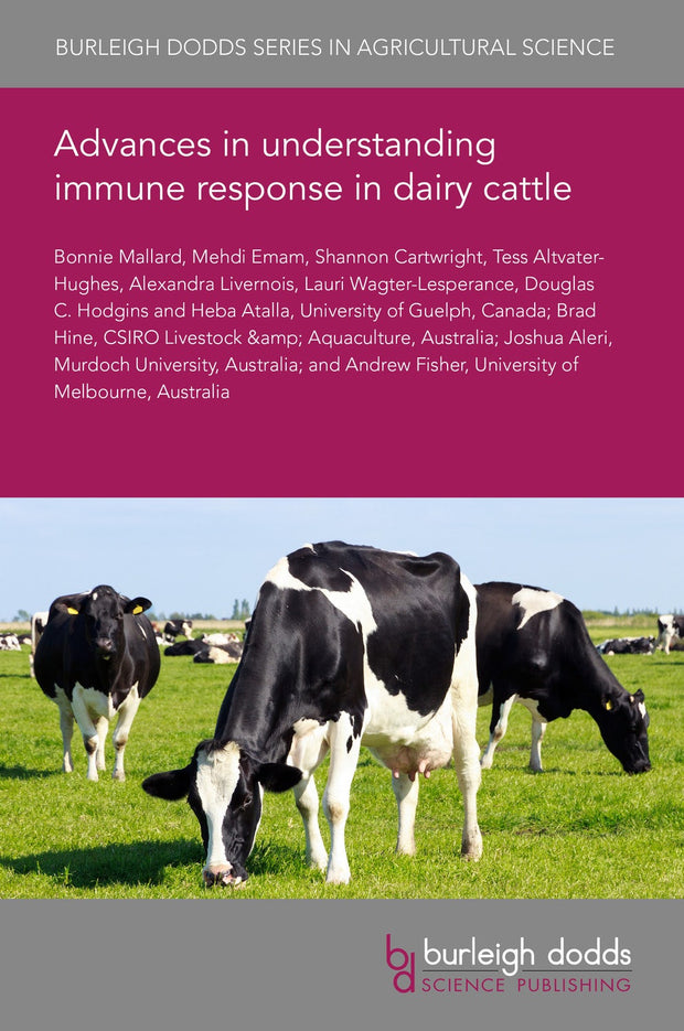 Cover image for Advances in understanding immune response in dairy cattle, isbn: 9781801461498