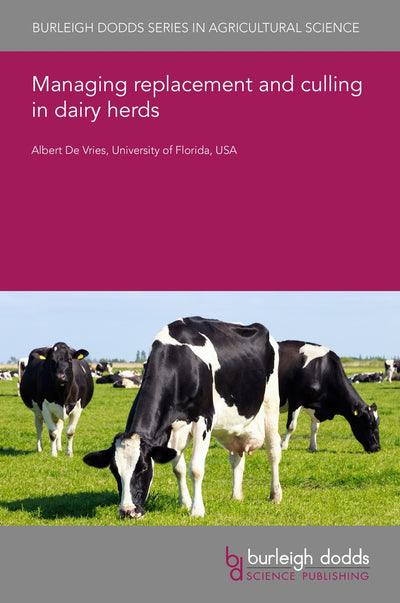 Cover image for Managing replacement and culling in dairy herds, isbn: 9781801462334