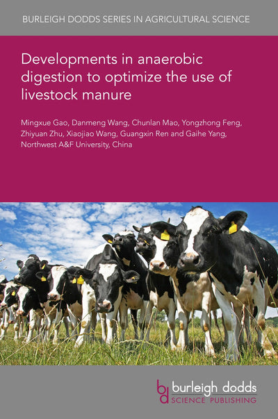 Cover image for Developments in anaerobic digestion to optimize the use of livestock manure, isbn: 9781801462402