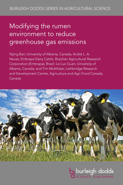 Cover image for Modifying the rumen environment to reduce greenhouse gas emissions, isbn: 9781801462457