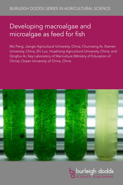 Cover image for Developing macroalgae and microalgae as feed for fish, isbn: 9781801462679