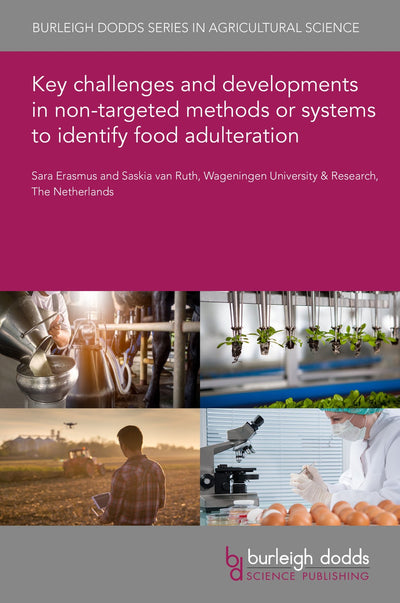 Cover image for Key challenges and developments in non-targeted methods or systems to identify food adulteration, isbn: 9781801463430