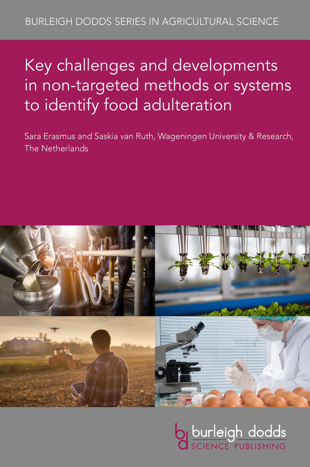 Cover image for Key challenges and developments in non-targeted methods or systems to identify food adulteration, isbn: 9781801463430