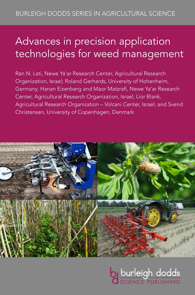 Cover image for Advances in precision application technologies for weed management, isbn: 9781801464857