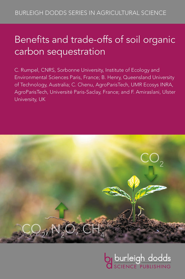 Cover image for Benefits and trade-offs of soil organic carbon sequestration, isbn: 9781801466974