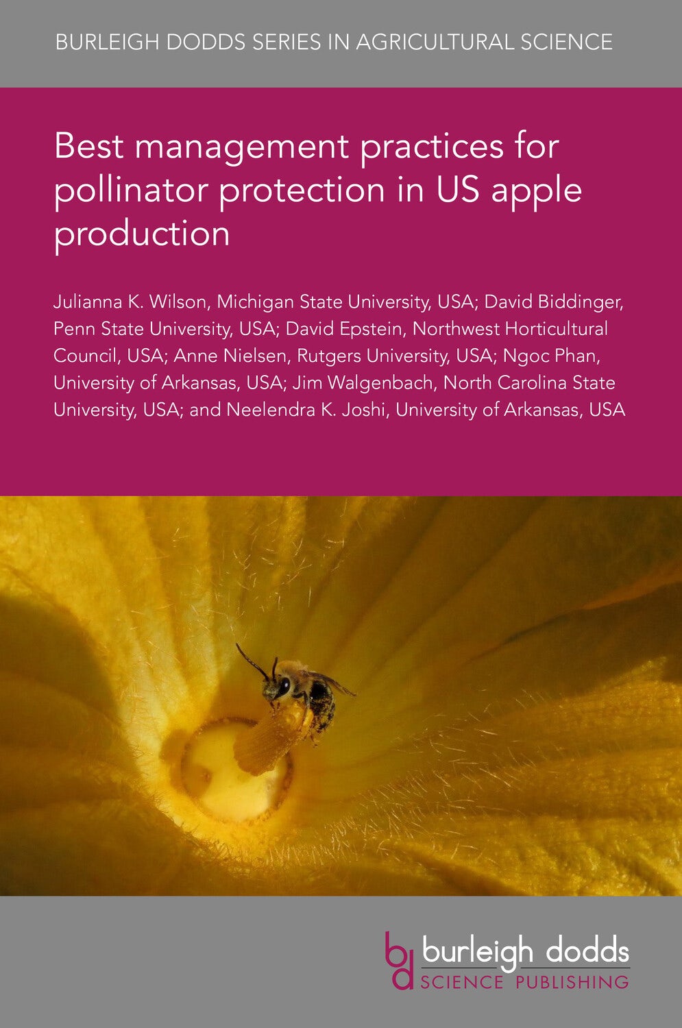 Book cover image for Best management practices for pollinator protection in US apple production ISBN: 9781801467568
