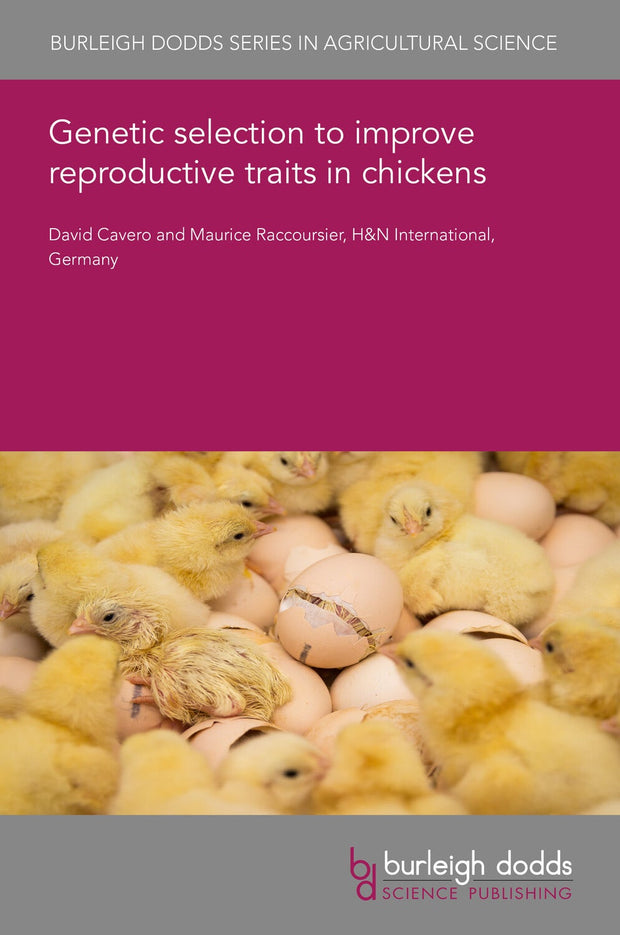 Cover image for Genetic selection to improve reproductive traits in chickens, isbn: 9781801468619
