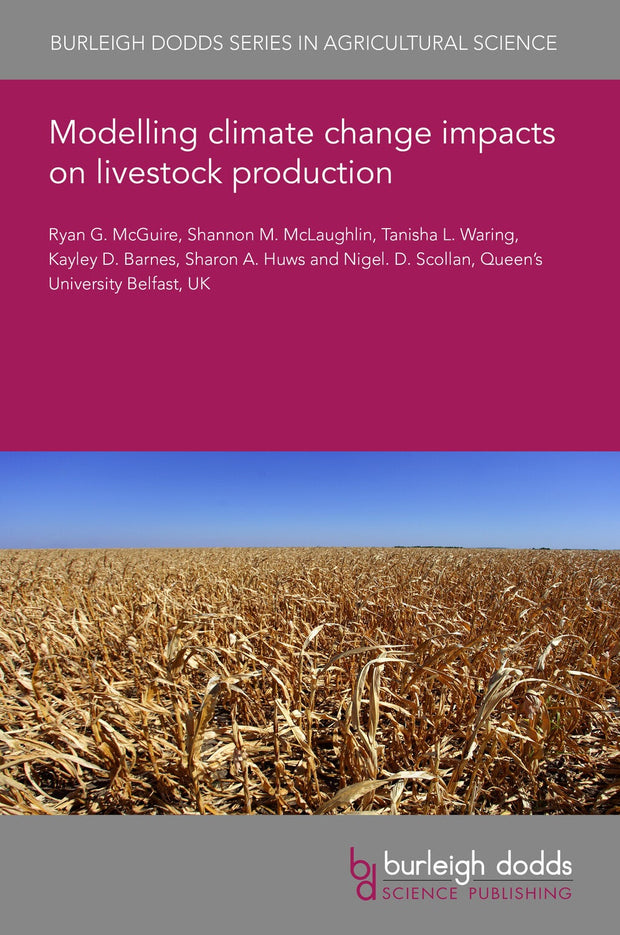 Cover image for Modelling climate change impacts on livestock production, isbn: 9781801469098