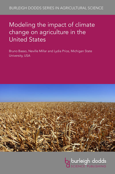 Cover image for Modeling the impact of climate change on agriculture in the United States, isbn: 9781801469159
