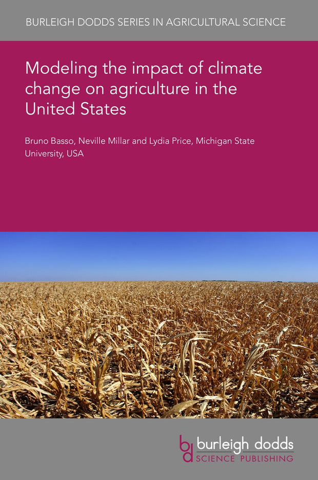 Cover image for Modeling the impact of climate change on agriculture in the United States, isbn: 9781801469159
