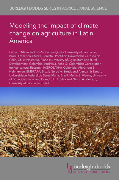 Cover image for Modeling the impact of climate change on agriculture in Latin America, isbn: 9781801469166