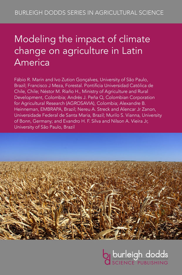 Cover image for Modeling the impact of climate change on agriculture in Latin America, isbn: 9781801469166