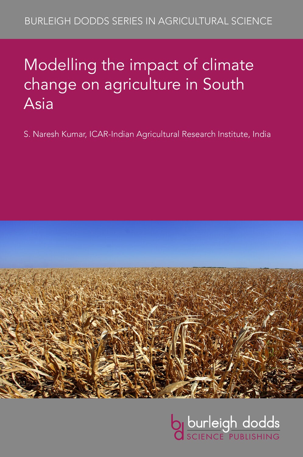 Book cover image for Modelling the impact of climate change on agriculture in South Asia ISBN: 9781801469173