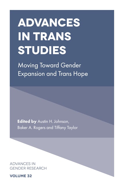 Book cover image for Advances in Trans Studies ISBN: 9781802620306