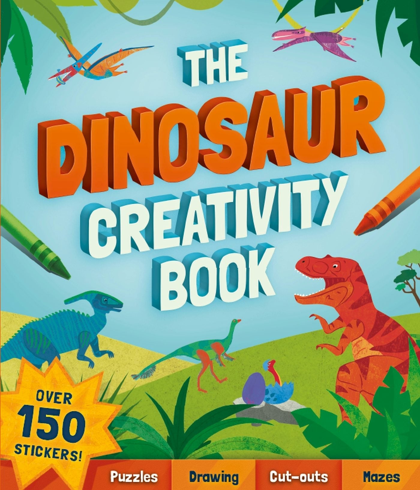 Book cover image for The Dinosaur Creativity Book ISBN: 9781804537664