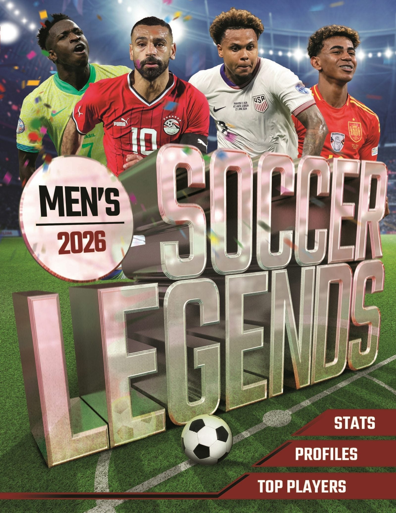 Book cover image for Men's Soccer Legends 2026 ISBN: 9781804537961