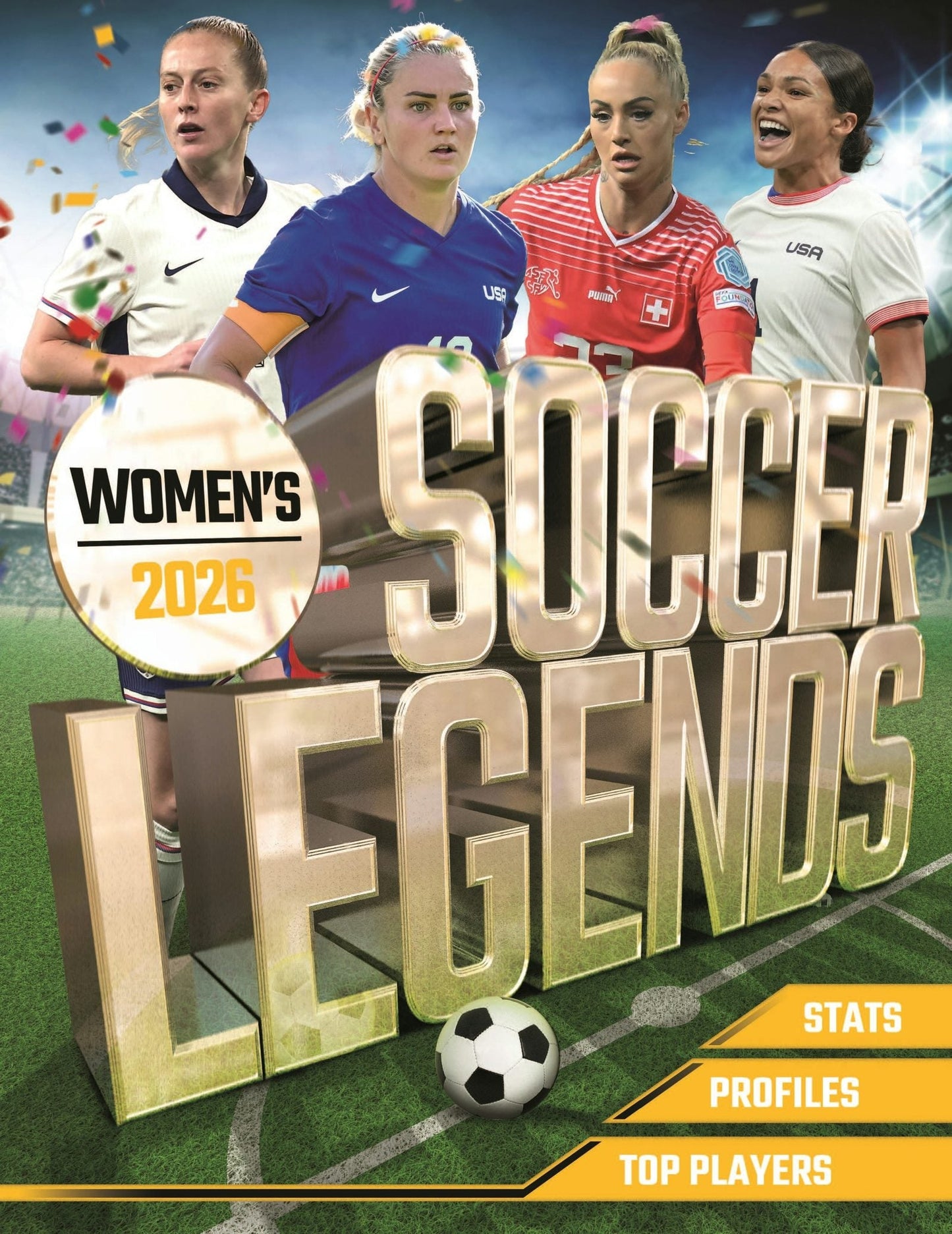 Book cover image for Women's Soccer Legends 2026 ISBN: 9781804537978