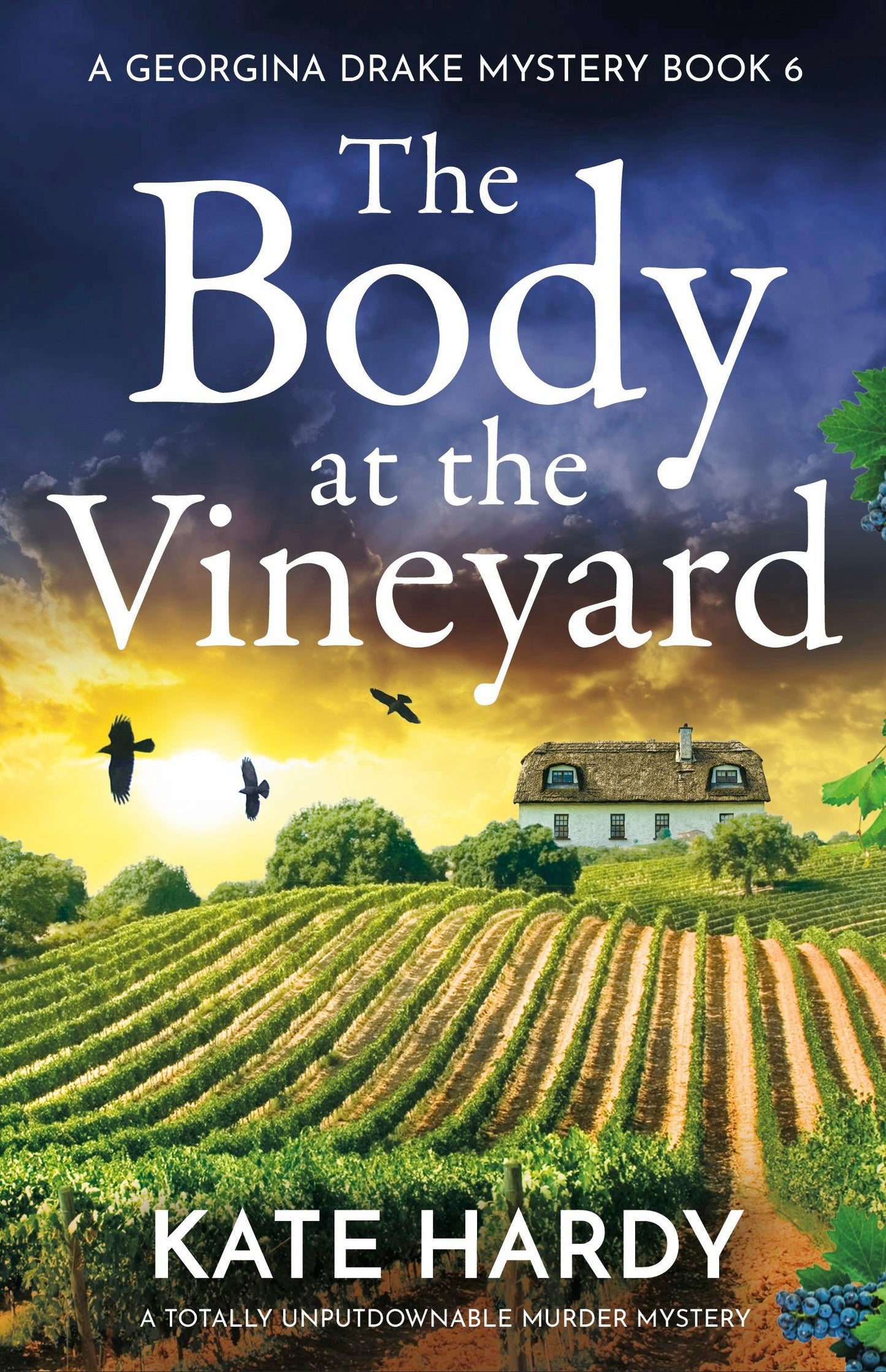 Book cover image for The Body at the Vineyard ISBN: 9781805087571