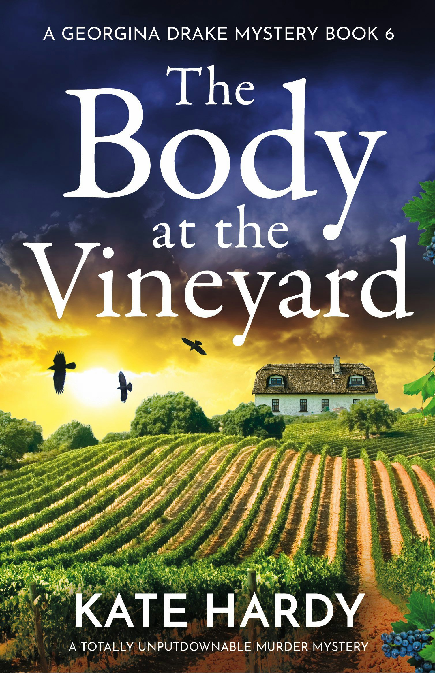 Book cover image for The Body at the Vineyard ISBN: 9781805087571