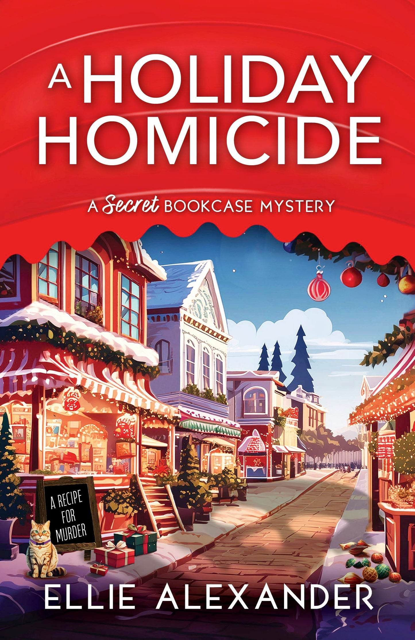 Book cover image for A Holiday Homicide ISBN: 9781805087748