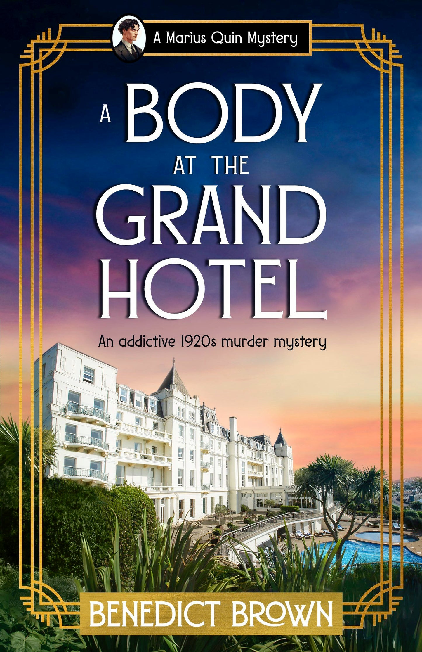 Book cover image for A Body at the Grand Hotel ISBN: 9781805088202