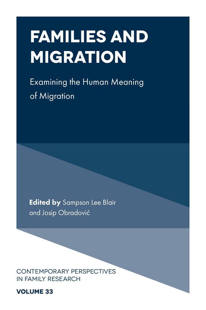 Book cover image for Families and Migration ISBN: 9781805922667