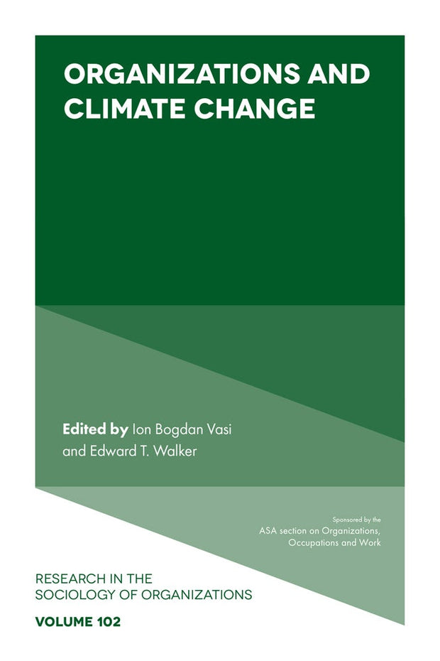 Cover image for Organizations and Climate Change, isbn: 9781805925569