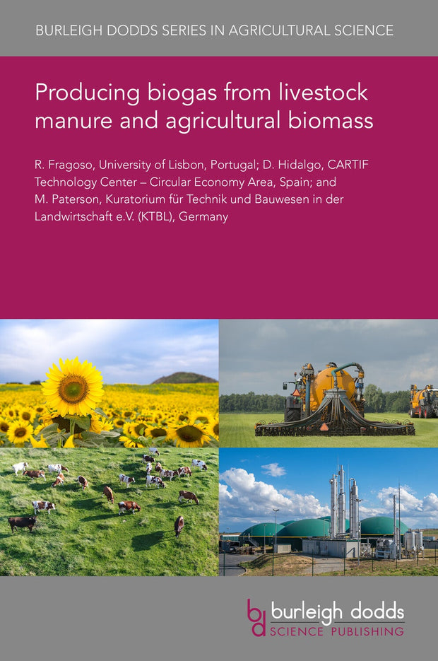 Cover image for Producing biogas from livestock manure and agricultural biomass, isbn: 9781835450420