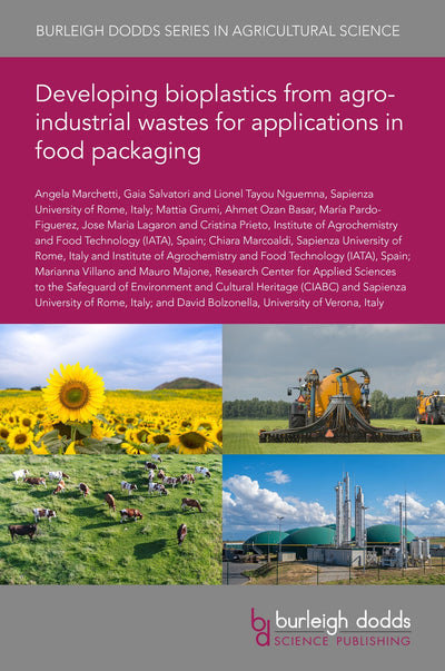 Cover image for Developing bioplastics from agro-industrial wastes for applications in food packaging, isbn: 9781835450444