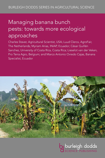 Cover image for Managing banana bunch pests: towards more ecological approaches, isbn: 9781835451175