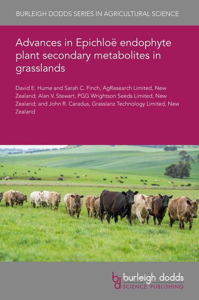 Cover image for Advances in Epichloë endophyte plant secondary metabolites in grasslands, isbn: 9781835451663