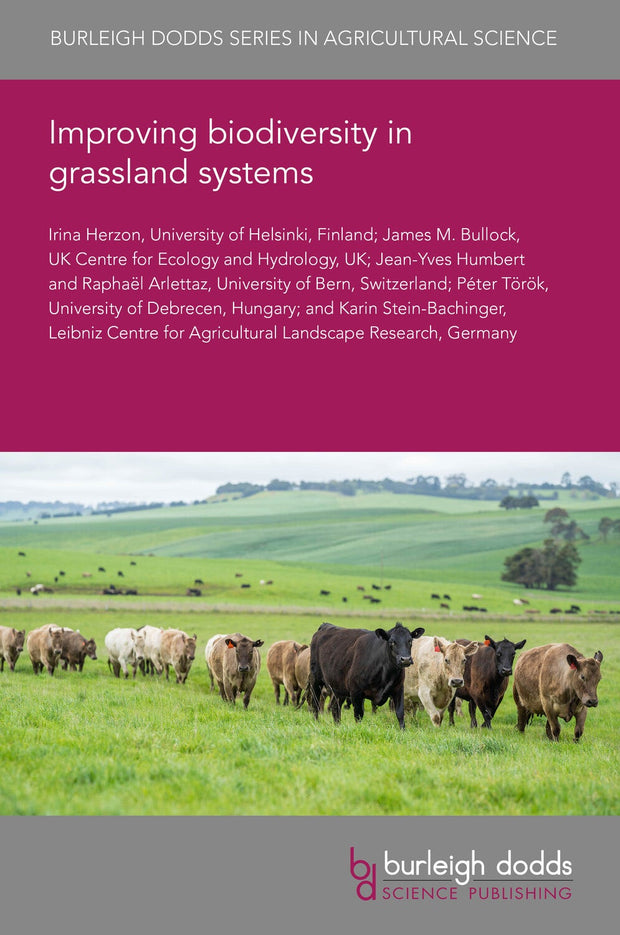 Cover image for Improving biodiversity in agricultural grassland systems, isbn: 9781835451687