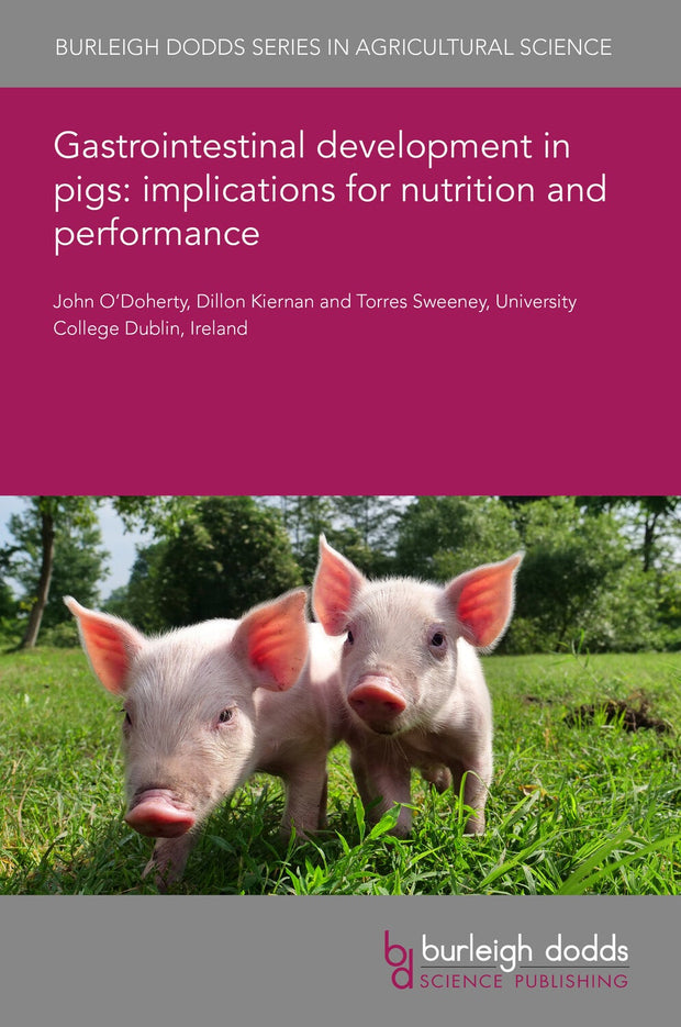 Cover image for Gastrointestinal development in pigs: implications for nutrition and performance, isbn: 9781835451984