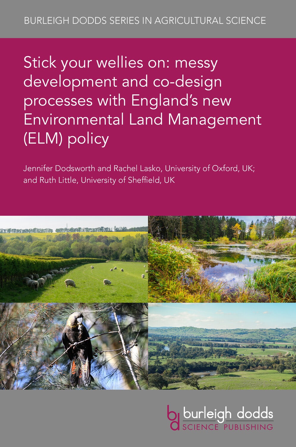 Book cover image for Stick your wellies on: messy development and co-design processes with England’s new Environmental Land Management (ELM) policy ISBN: 9781835452875