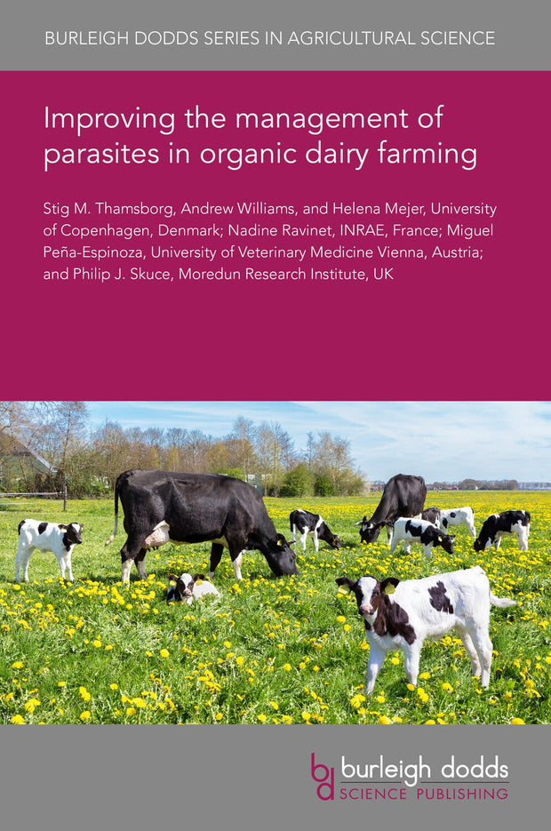 Cover image for Improving the management of parasites in organic dairy farming, isbn: 9781835453285