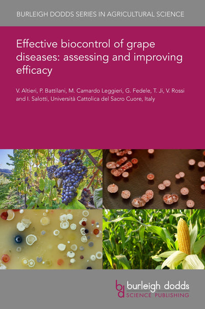 Cover image for Effective biocontrol of grape diseases: assessing and improving efficacy, isbn: 9781835454596