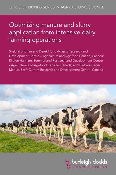 Cover image for Optimizing manure and slurry application from intensive dairy farming operations, isbn: 9781835454688