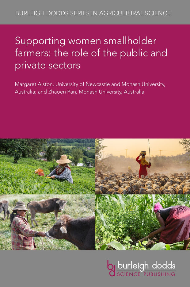 Cover image for Supporting women smallholder farmers: the role of the public and private sectors, isbn: 9781835454862